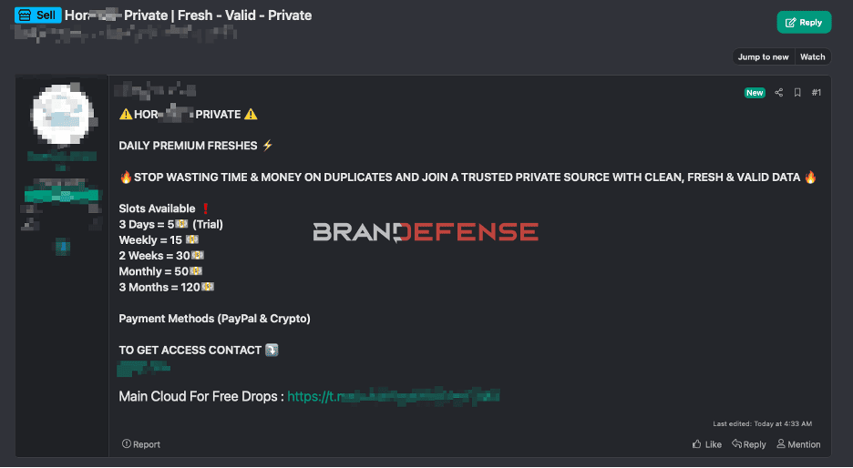 What Is Credential Stuffing? How the Attack Works and How to Stop It 1 Dark web marketplace post selling fresh private credential logs and combolists